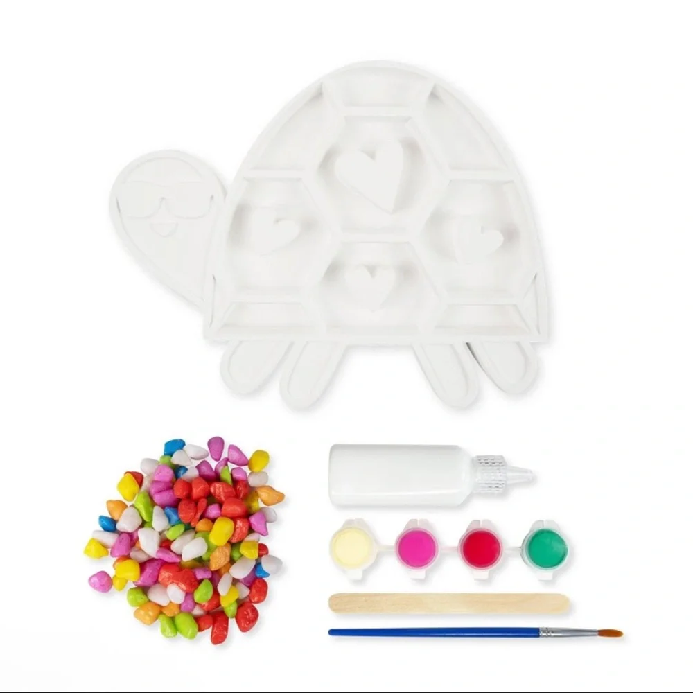 New Target Bullseye Playground DIY Mosaic Art Set Colorful Turtle Design